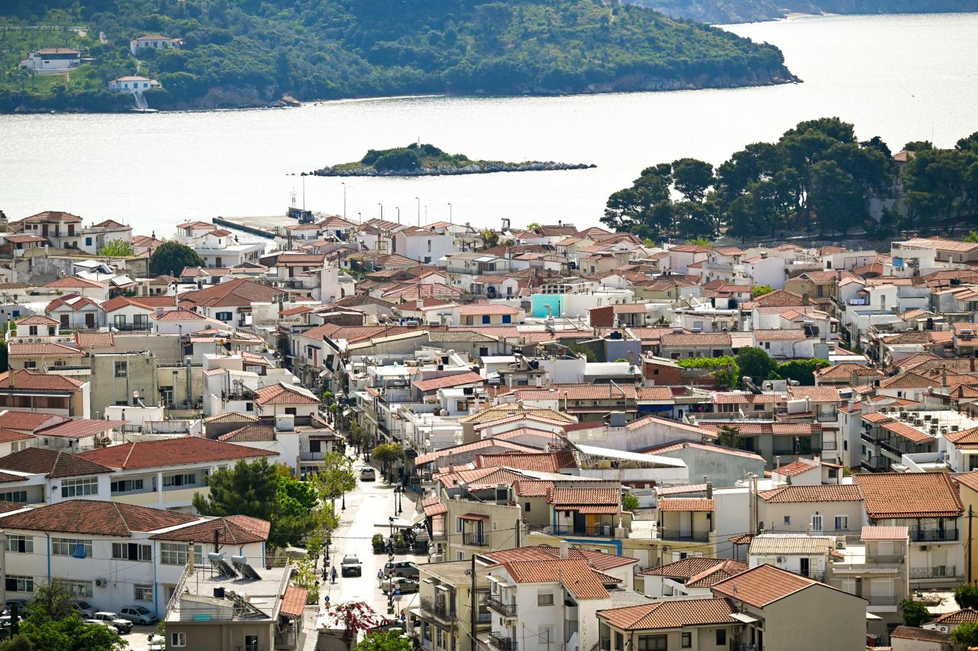Makis Sea View Studios Skiathos Town Ngoại thất bức ảnh